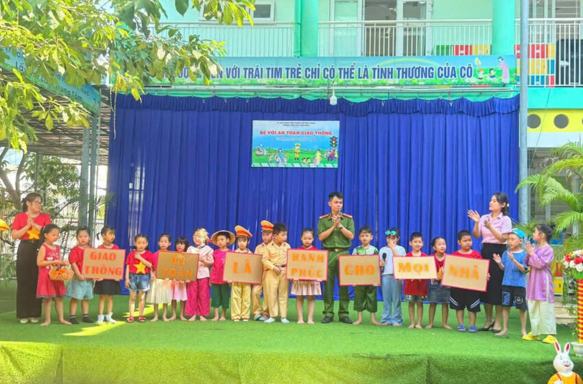  🎉Giao lưu ” Bé với an toàn giao thông” của các bạn mẫu giáo 5-6 tuổi trường Mầm non Vĩnh Ngọc ❤️